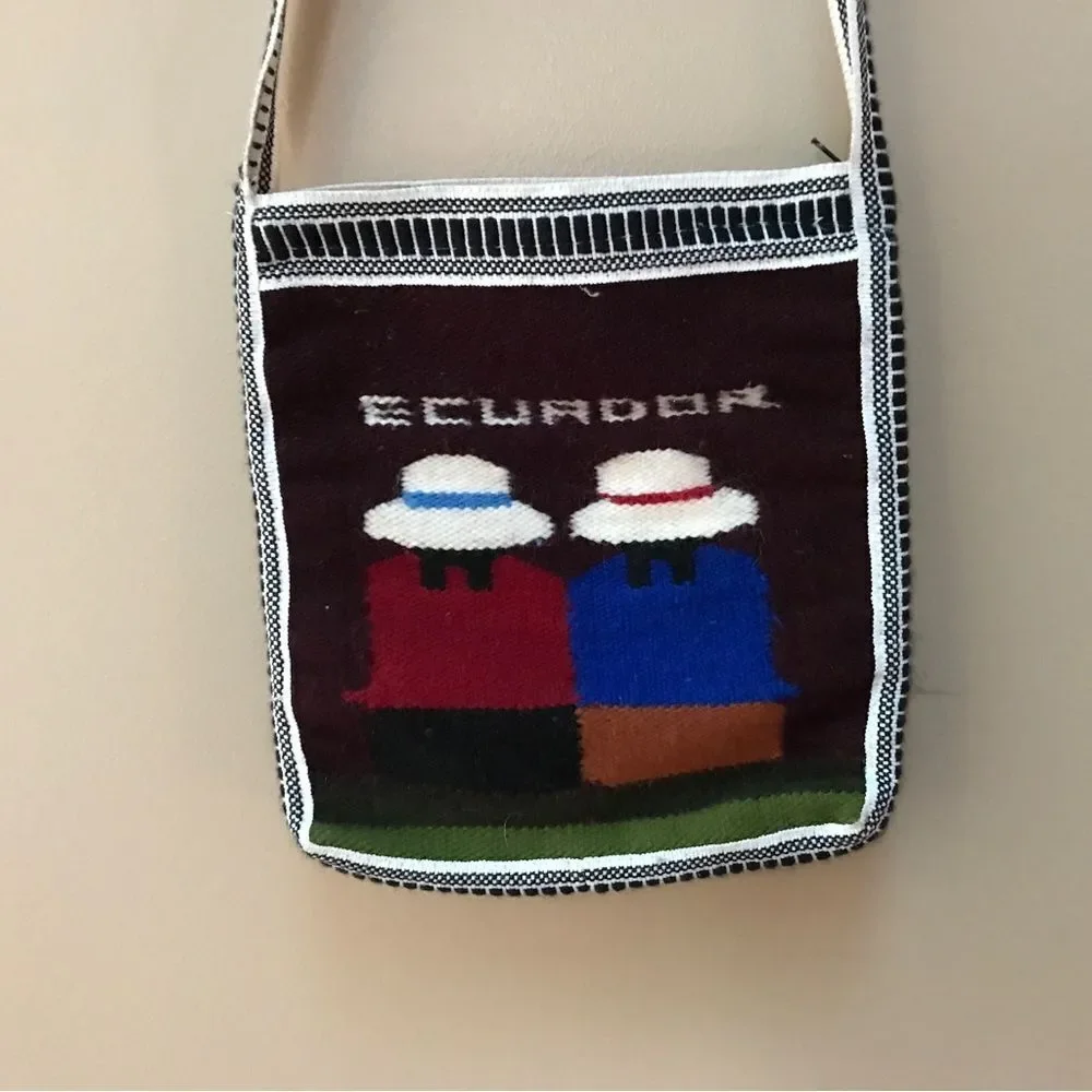 4 for $20 Woolen Incan Zup Closure Folk Bag Made in Ecuador